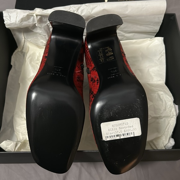 Rag & Bone Ellis Boot Red/Black NWT Size 7.5 - Picture 5 of 11